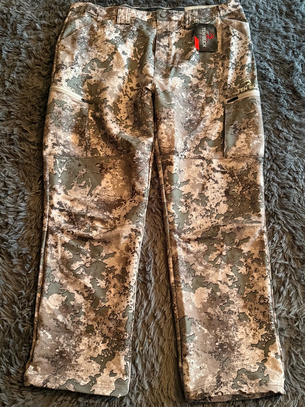 Men’s Camo Hunting Pants - Desert Tan/Olive